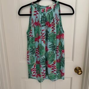 Saint Tropez West Tropical Print Sleeveless Top